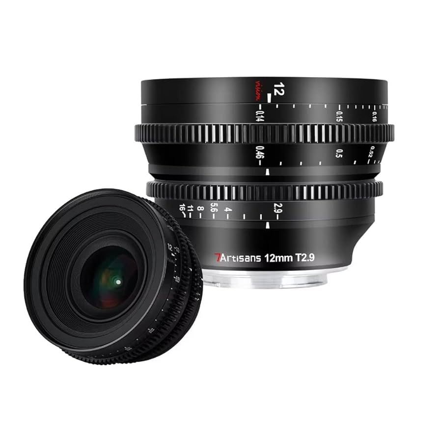 7artisans VISION 12mm T2.9 シネレンズ APS-C 7Artisans 12mm T2.9 Vision Series APS-C Cine Lens Released
